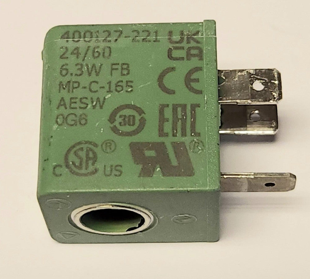 ASCO 400127 221 Solenoid Valve Coil 24 Volt 6.3W FB MP-C-165 AESW 0G6 24/60