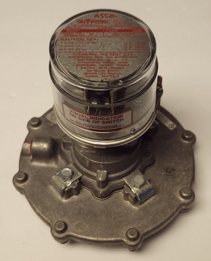 ASCO SB20DV TRI POINT Pressure Switch Temperature Valve 125-250 VAC VDC