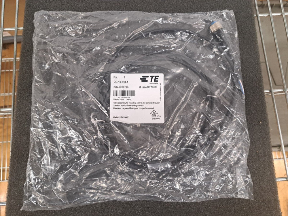 New, TE Connectivity, 2273029-1, CBL CIRC 4POS FEM TO WIRE 4.92