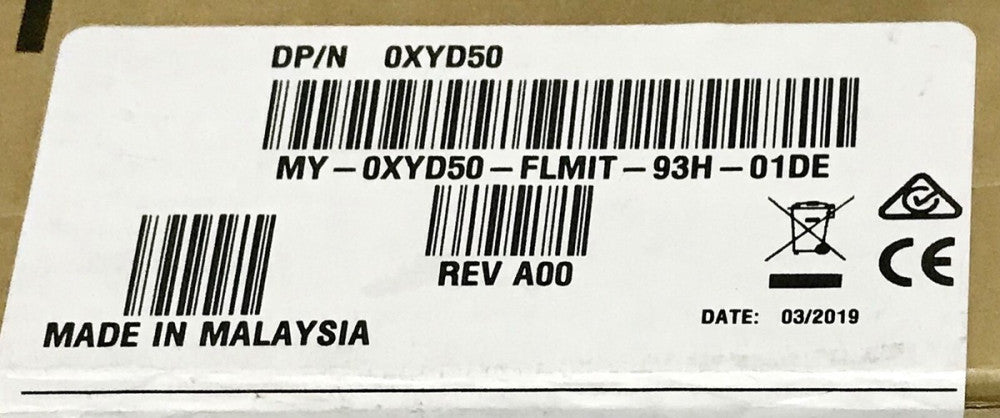 INTEL OXYD50 DELL Transceiver MY OXYD50 FLMIT 93H 01DE Rev A00