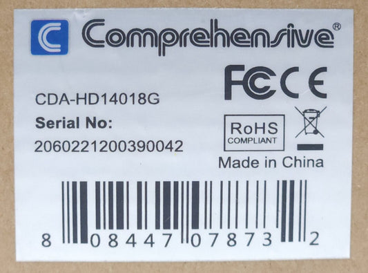 COMPREHENSIVE CDA HD14018G 1X4 HDMI 18Gbps Splitter