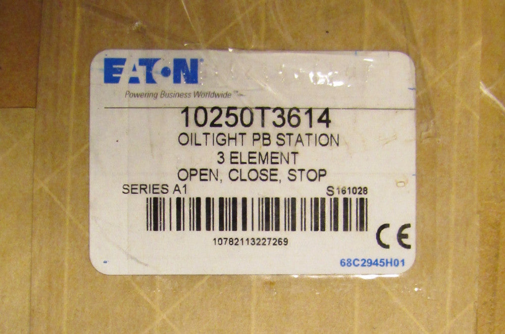 EATON CUTLER HAMMER OPEN CLOSE STOP Push Button Station Door Operator 10250T3614