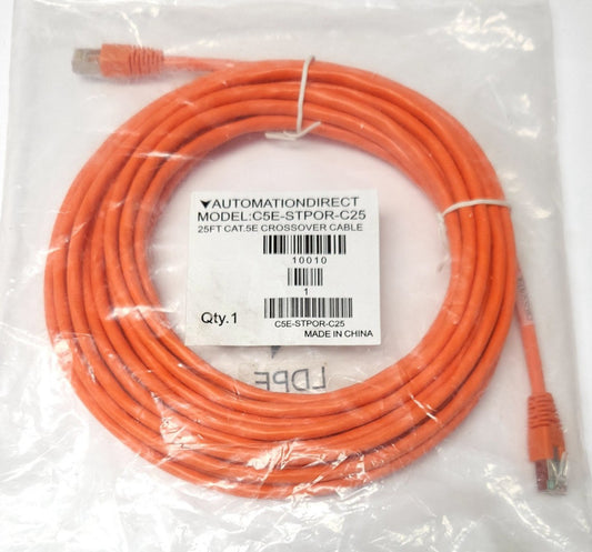 AUTOMATION DIRECT C5E STPOR C25 CAT 5E 25ft Crossover Cable