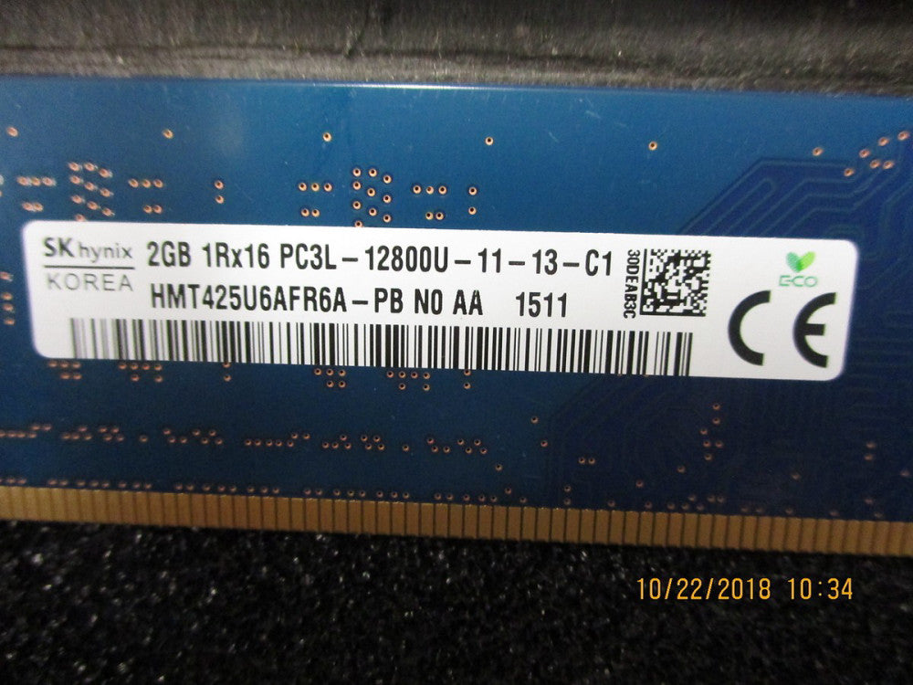 HMT425U6AFR6A Hynix 2GB PC3-12800 DDR3-1600MHz non-ECC Unbuffered BRAND NEW!