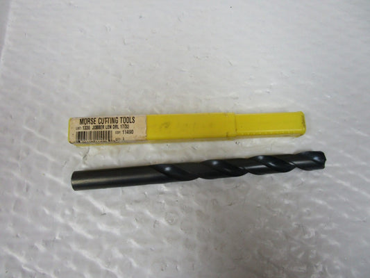 NEW MORSE 17/32 JOBBER LENGTH DRILL BIT 11490 SER 1330