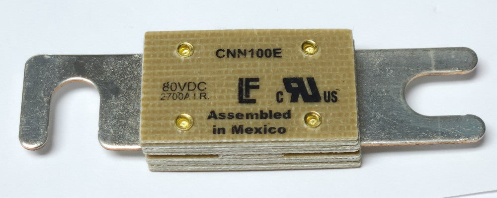 LITTELFUSE 0CNN100E.H CNN100E Forklift Fuse 100 AMP 80 VDC