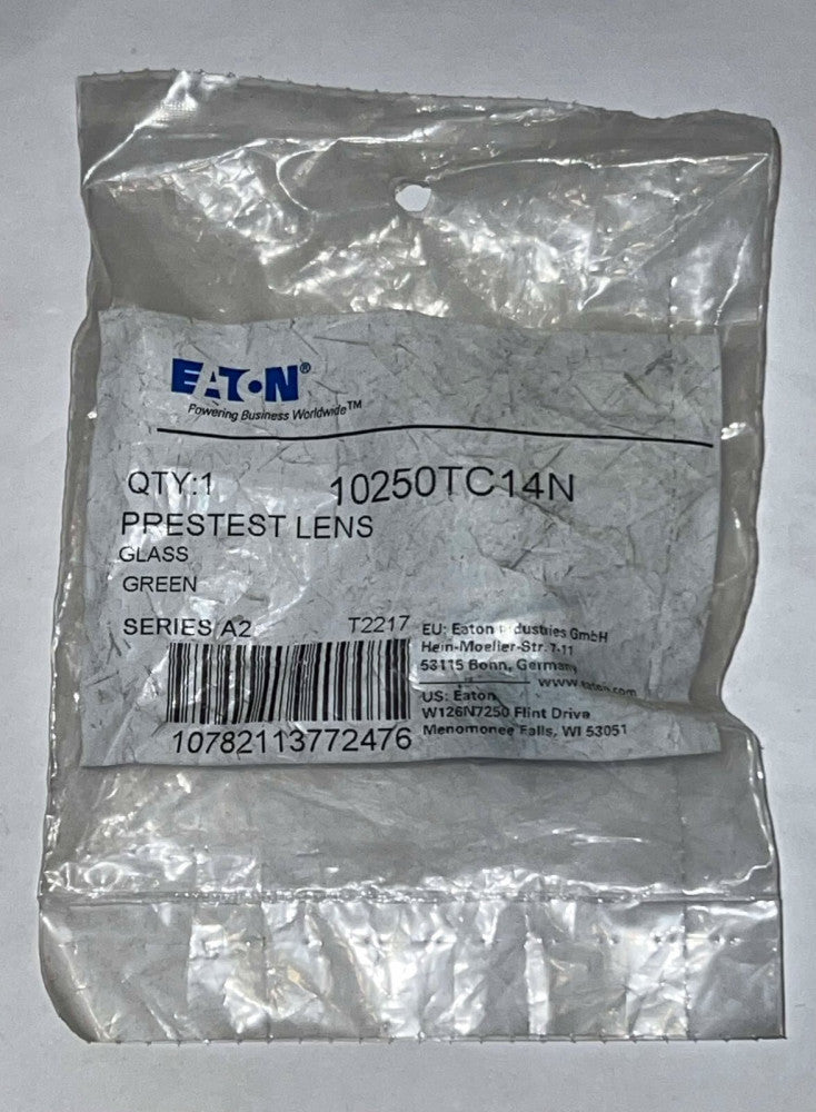 EATON CUTLER HAMMER 10250TC14N Pretest Lens GLASS GREEN