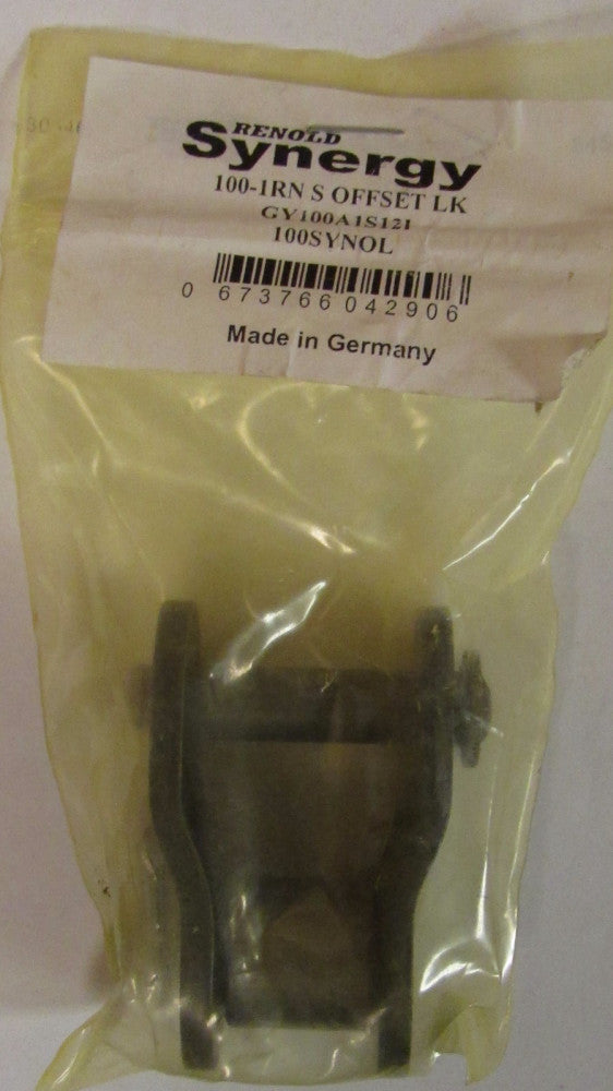 RENOLD SYNERGY 100 IRN S OFFSET LK GY100A1S121 100SYN0L Chain Master Link