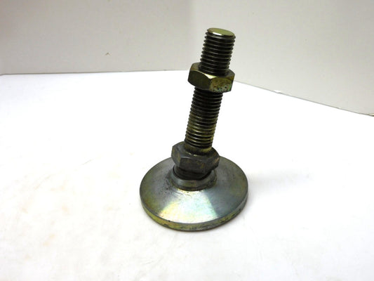 NO NAME HEAVY DUTY ADJUSTABLE TABLE FOOT LEG 1-8 THREADS 6-1/4" H 3-63/64" B