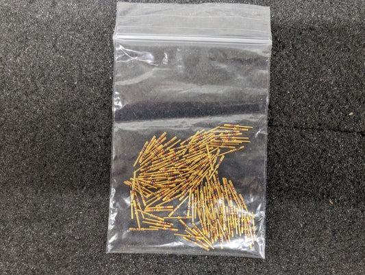 New, Amphenol, M39029/58-361, CONTACT PIN 22-28AWG CRIMP GOLD - Lot of 150pcs