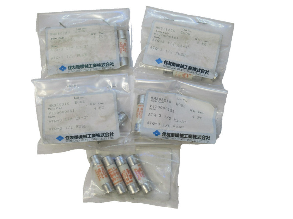 Feraz Shawmut ATQ-3 1/2 , 3.5Amp Amp-Trap Fuse (New - Lot of 20)