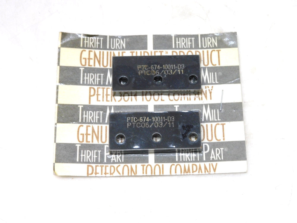 Peterson Tool PTC-674-10011-D3 Carbide Inserts Lot of 2