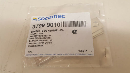 Socomec 3799 9010 Solid Links Kit - Neutral Link