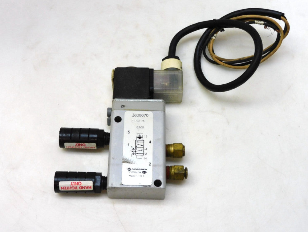 Herion Solenoid Valve 150Psi 120v coil 60Hz 2636070