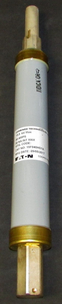 EATON COOPER POWER 15F040HD1A 15.5 KV 40 Amp 50 KA Max Fuse 