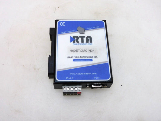 RTA REAL TIME AUTOMATION 460ETCMC-N34 PROTOCOL GATEWAY CONTROLLER 12-24VDC