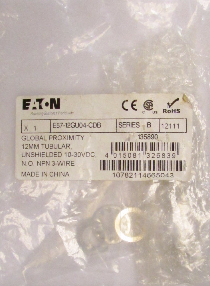 EATON CUTLER HAMMER 12MM Global Proximity Sensor  E52 12GU04 CDB