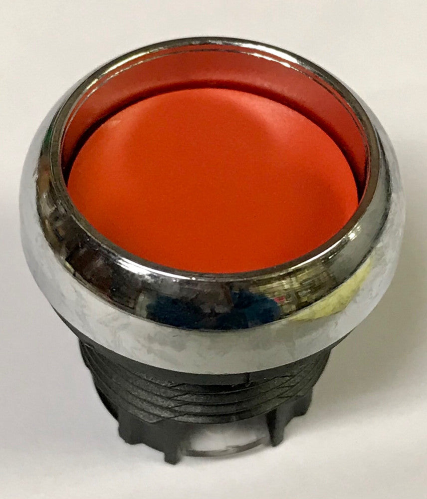 EATON M22M DR R Flush Head Red Pushbutton Operator 22mm M22M-DR-R Metal Bezel