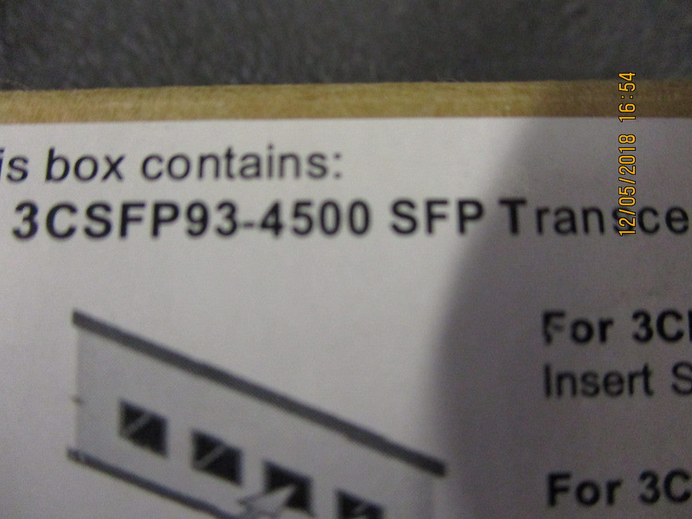 3CSFP93-4500 3Com 1000Base-T SFP transceiver BRAND NEW!