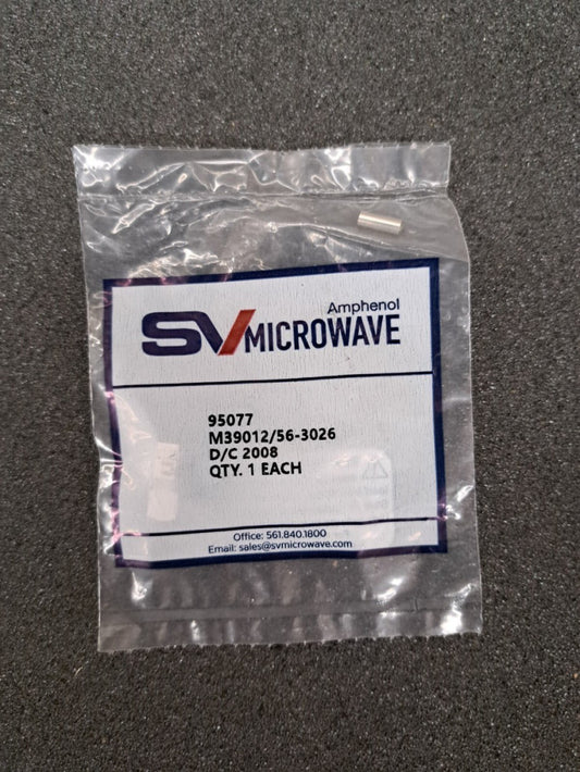 New, Amphenol, M39012/56-3026, CONN SMA PLUG 90 DRG R/A 50OHM CRIMP