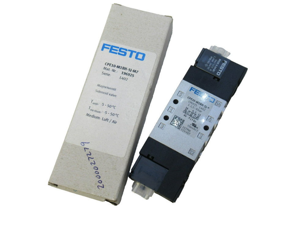 Festo CPE10-M1BH-5J-M7 , CPE10M1BH5JM7 Solenoid Valve (New)