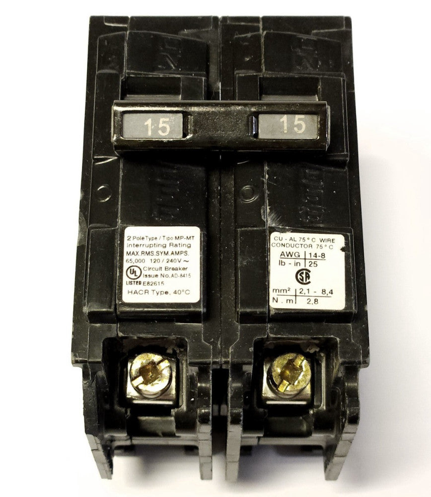 MURRAY SIEMENS MP215KM 2 Pole 15 AMP Type MP-MT Circuit Breaker