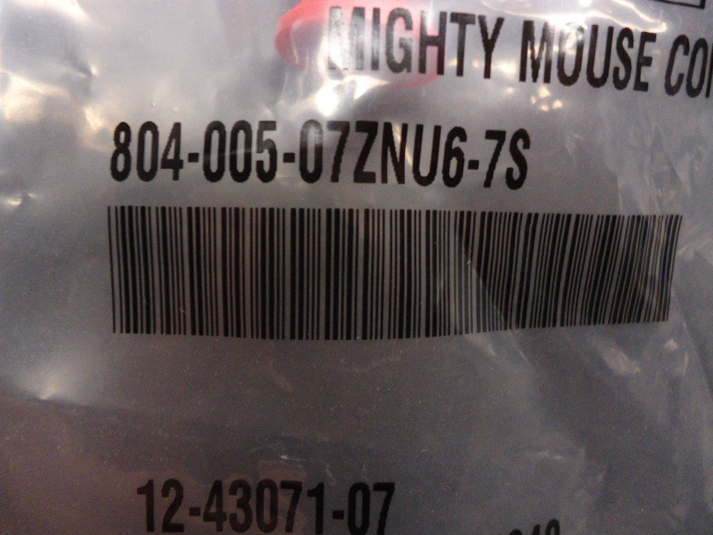 804-005-07ZNU6-7S Glenair Recptl, made waterproof, Rear mt jam nut NEW!