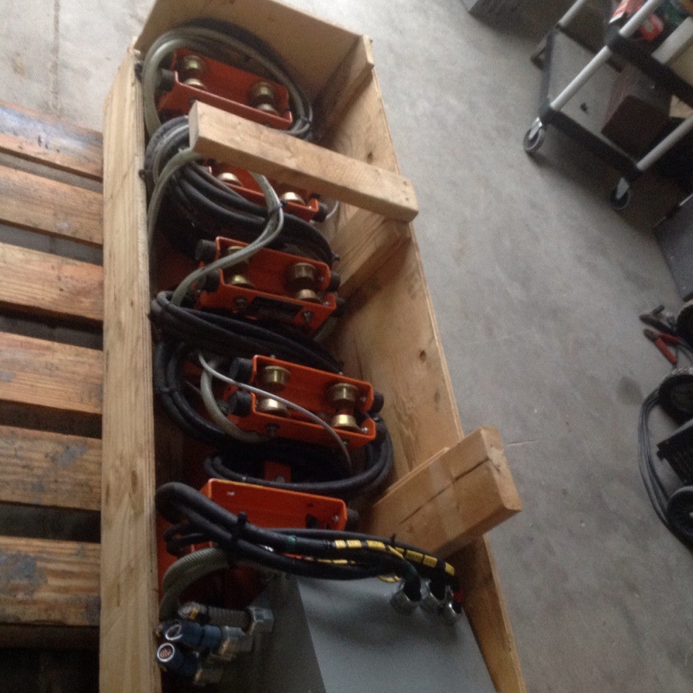 Gleason Reel Festoon System. PDQ-300 X 5 Pcs. With Control Box And Wire.