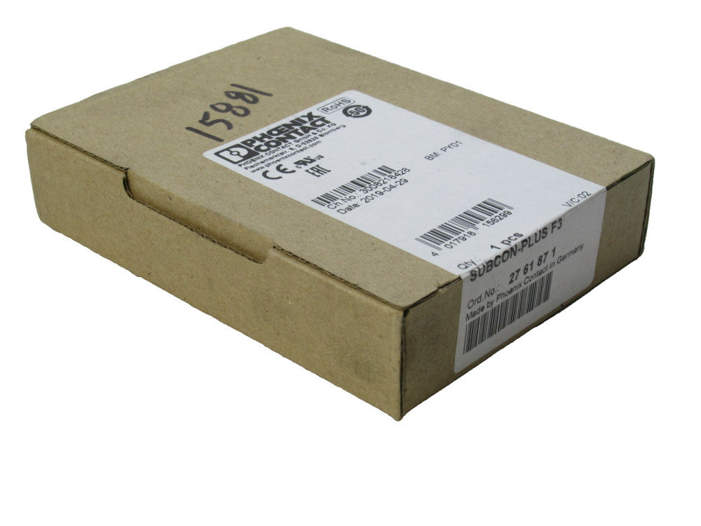 Phoenix Contact SUBCON-PLUS F3 Connector *Factory Sealed Package* (New)