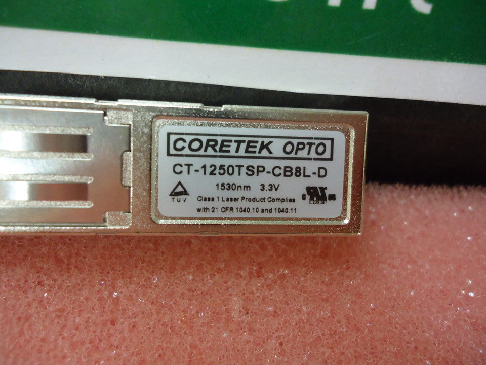 CT-1250TSP-CB8L-D 1530 Coretek SFP with DDMI, 1.25Gb/s, 80km Brand New!