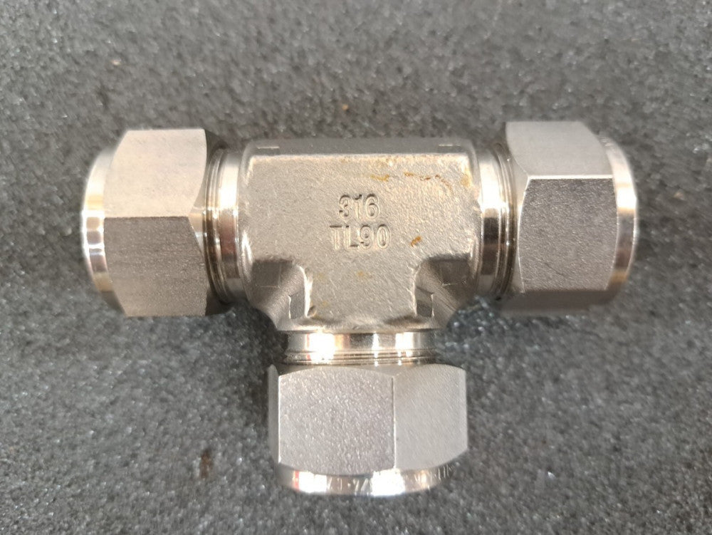 New, Parker, 12ET12-316, 3/4  A-LOK 316 SS Union Tee