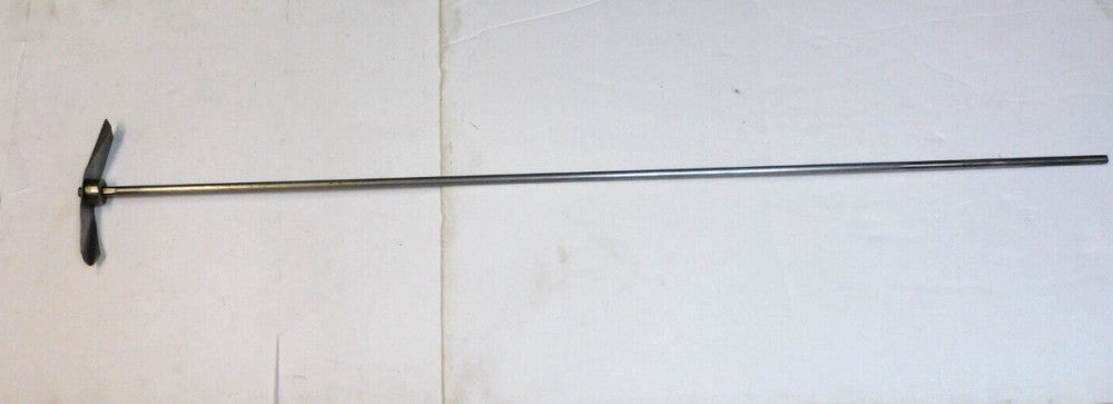 NO NAME 40" STAINLESS CHEMICAL PAINT GROUT AGITATOR MIXER 6" PROPELLER 3/8"SOD