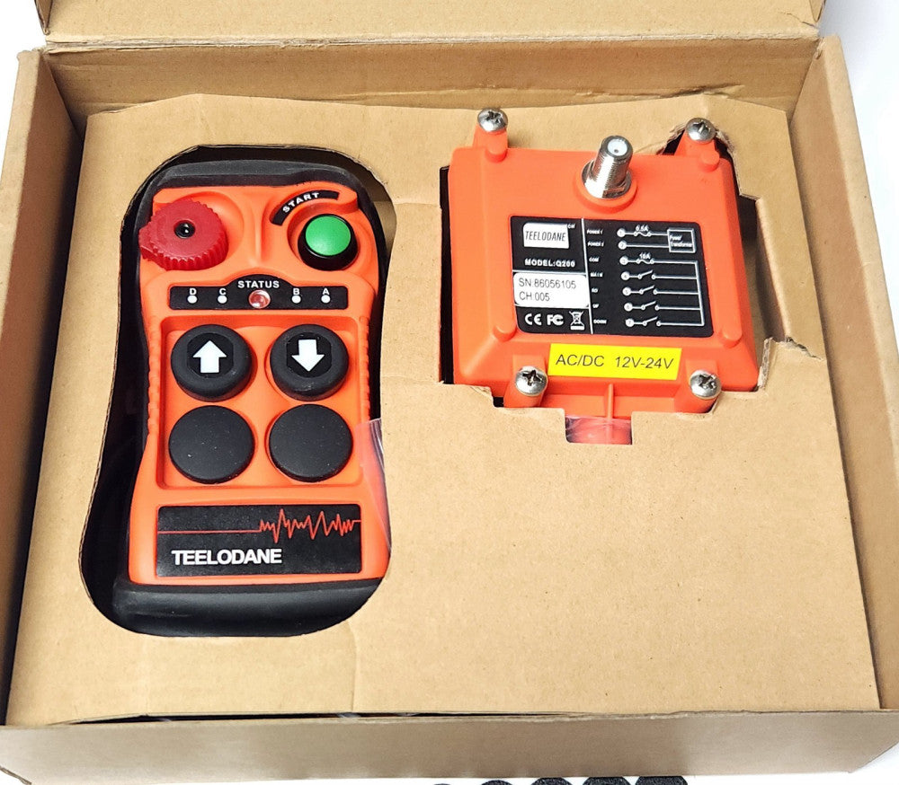 TEELODANE MODEL Q200 LCC Q Series SAFE Remote Control 12-24 VAC VDC Industrial