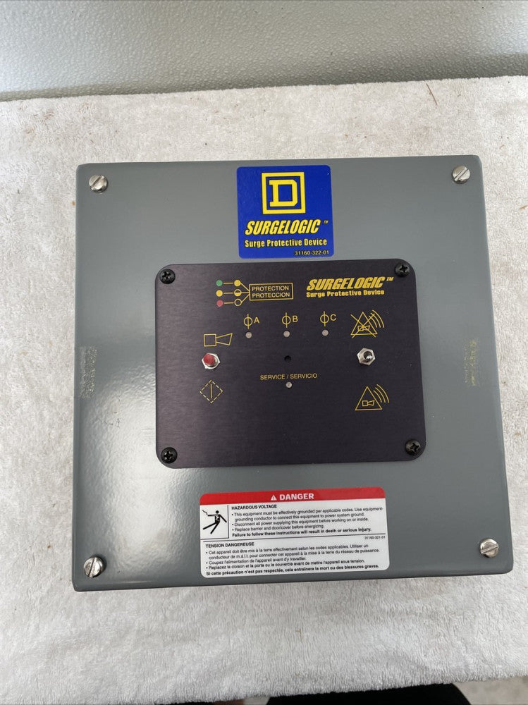 Square D SURGELOGIC TVS2XT12A Surge Protective Device