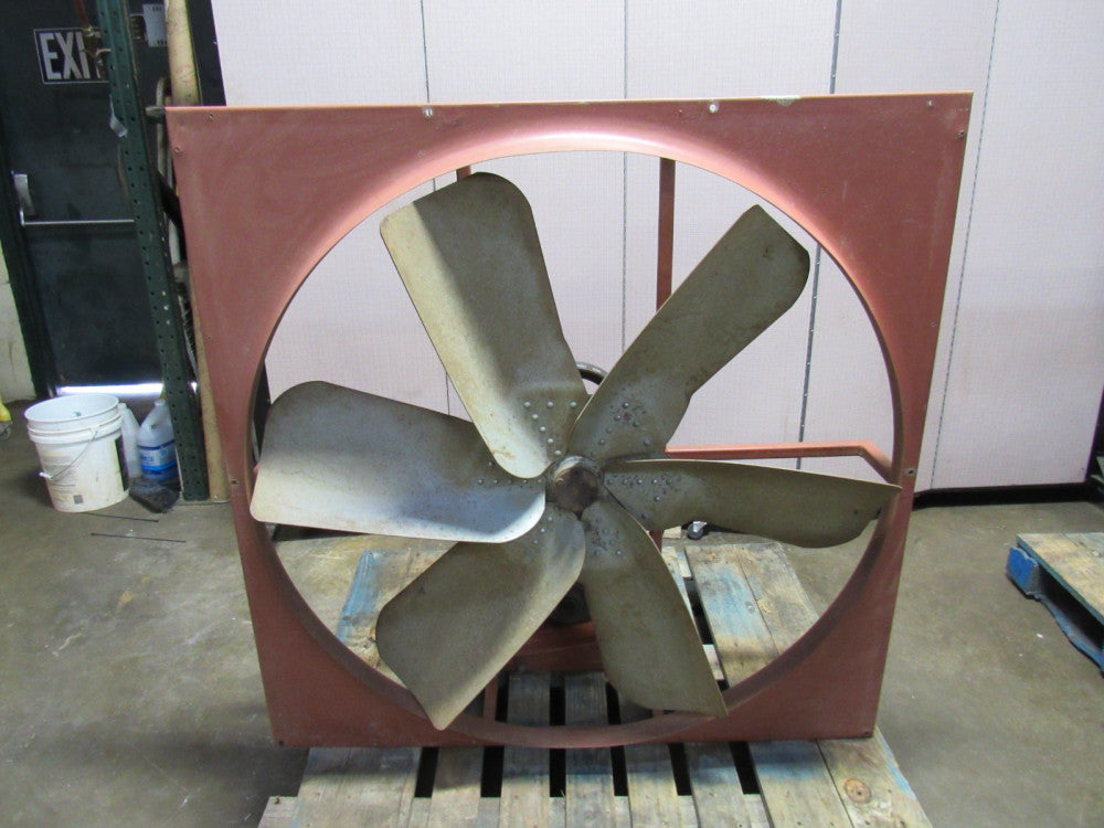 42" 6 Blade Flange Mount 48" Exhaust Fan 3 Ph 3 Hp 230/460V