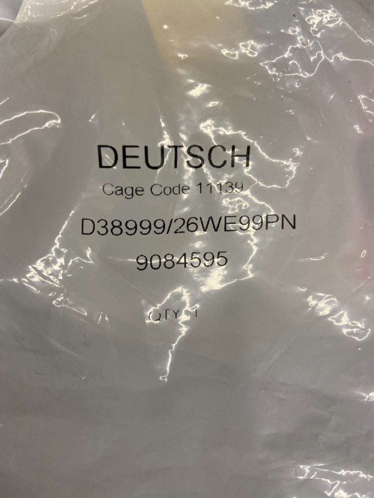 New, Deutsch, D38999/26WE99PN, CONN PLUG MALE 23POS GOLD CRIMP