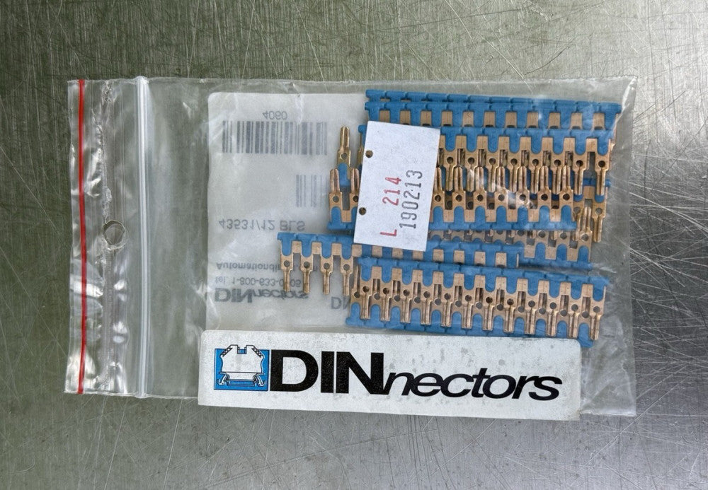 Pack of 10 - DINnector DN-12JL14B-A Terminal Block Jumper Bar