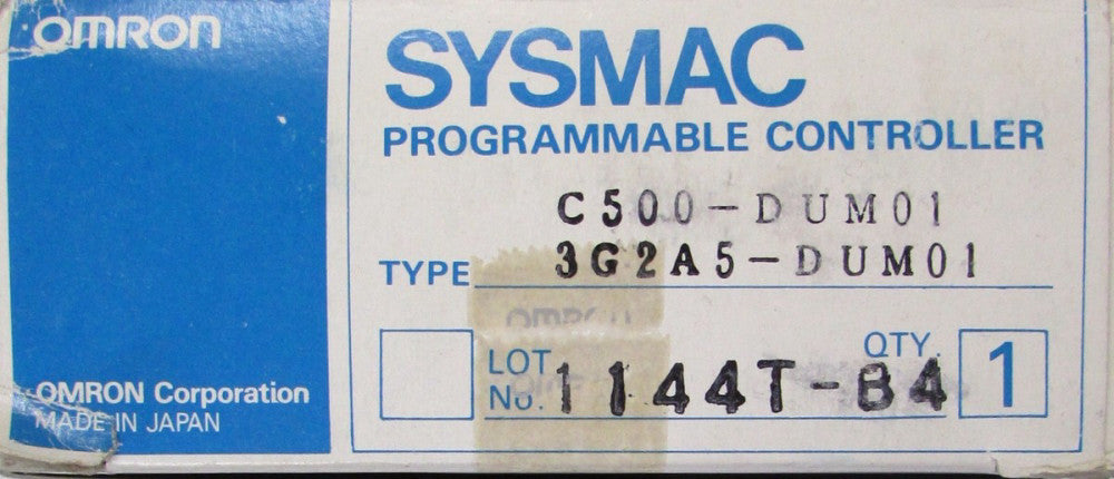 OMRON SYSMAC C500 DUM01 I/O Module Blank 3G2A5 DUM01