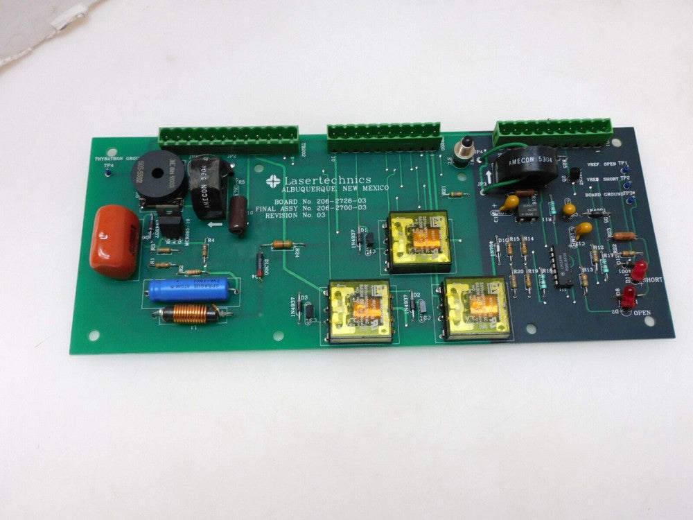 LASERTECHNICS 206-2726-03 CIRCUIT BOARD 206-2700-03