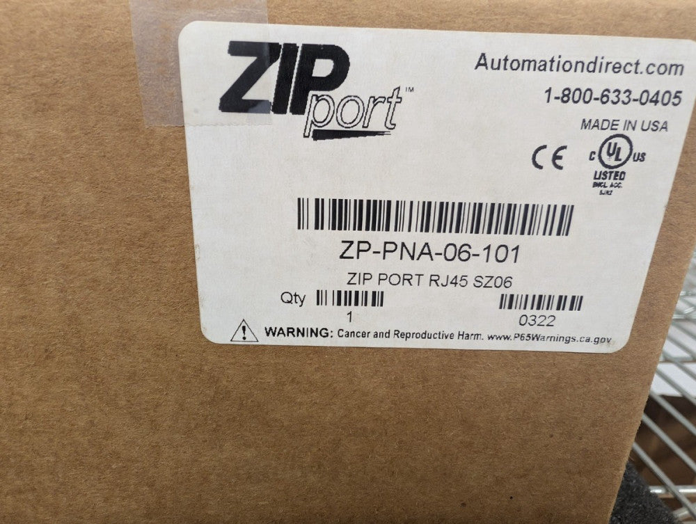 New, Automation Direct, ZP-PNA-06-101, Panel Interface Connector (1) RJ45 Port