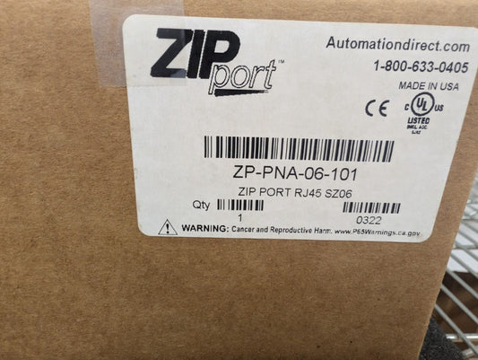 New, Automation Direct, ZP-PNA-06-101, Panel Interface Connector (1) RJ45 Port