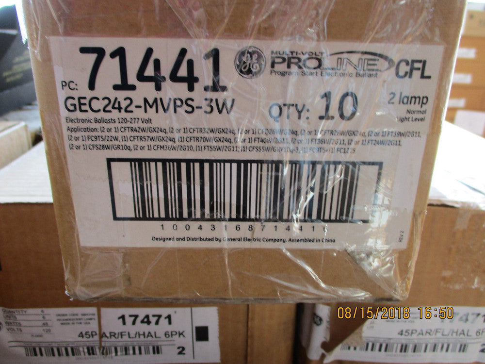 71441 GE Lighting ProLine Ballast, Electronic, Programmed St BRAND NEW! LOT OF 9