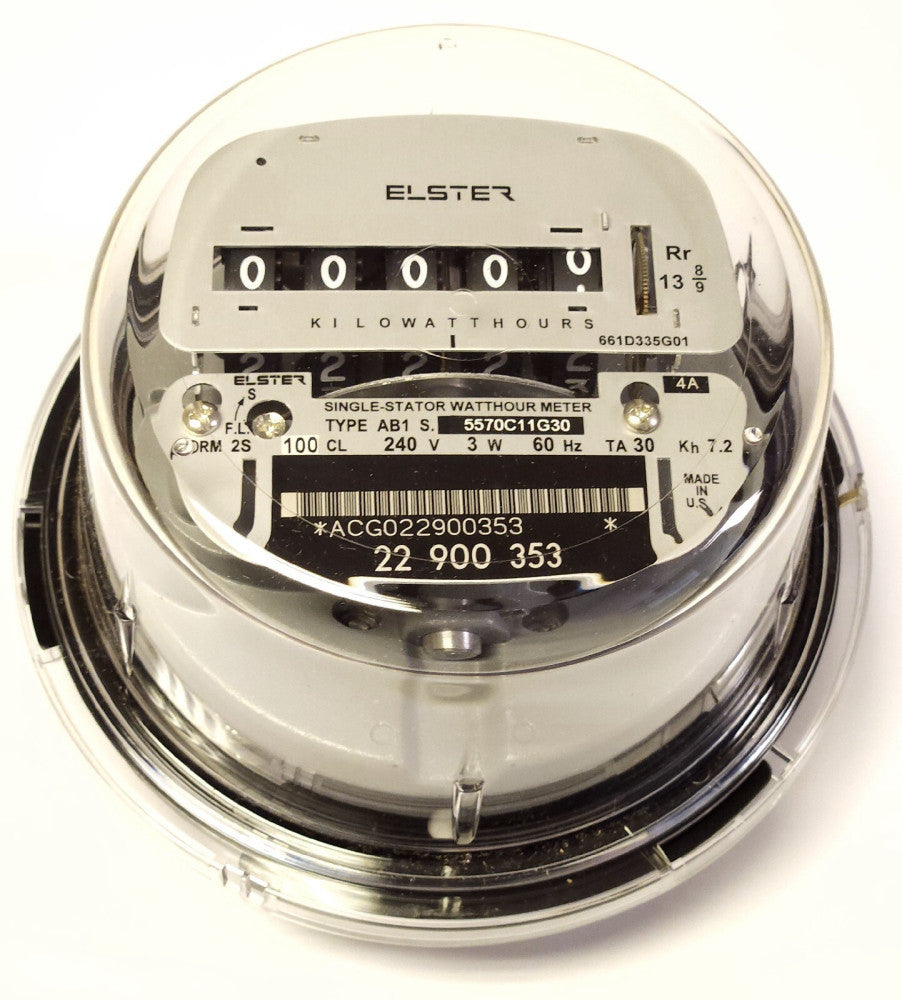 ELSTER ELECTRICITY Type AB1 5570C11G30 Single Stater Watthour Meter 1P240100-3