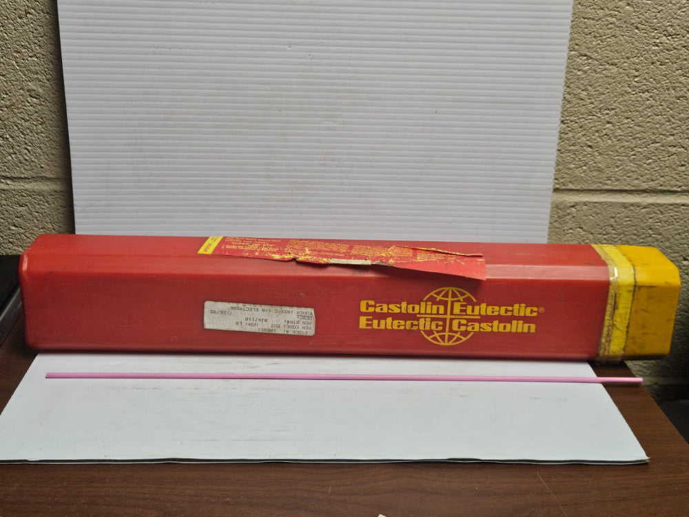 NEW 9.5LBS 134PCS EUTECTIC CASTOLIN WELDING ELECTRODE 185XFC 1/8"X18"