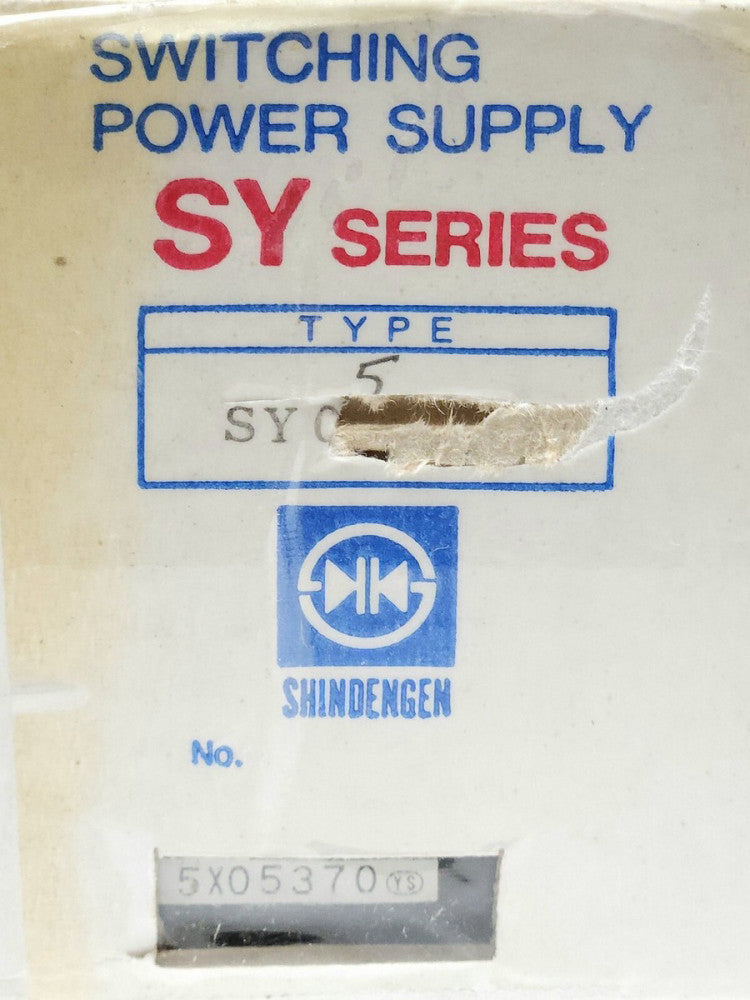 SHINDENGEN SY05050GN SY Series Switching Power Supply Input 120-240 VAC Output 5