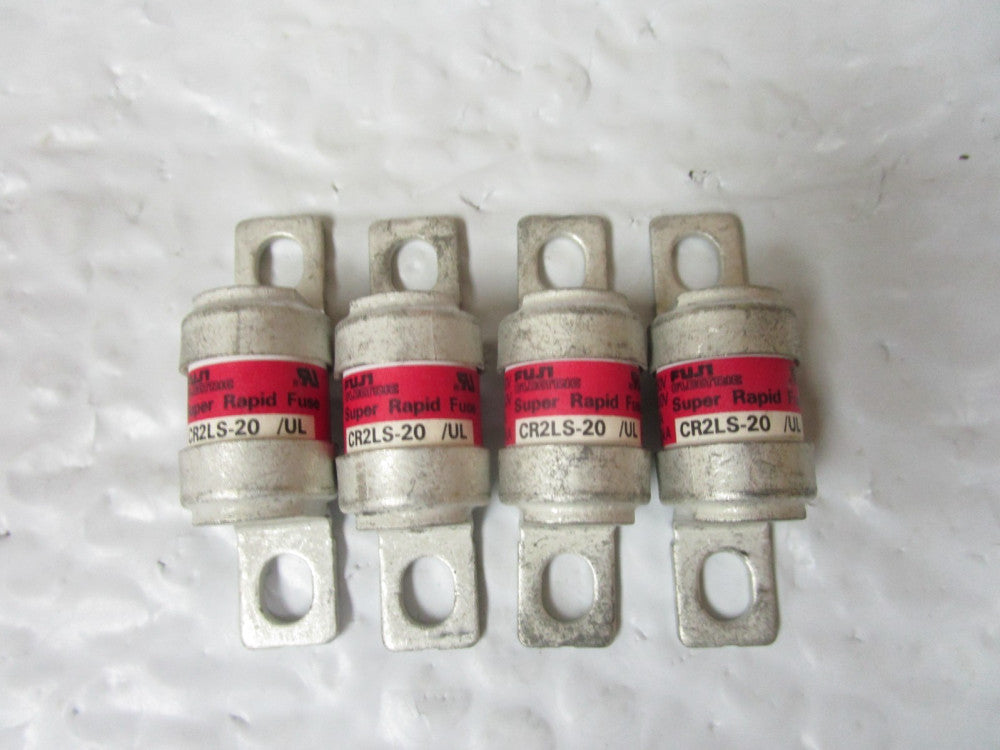 NEW LOT OF 4 FUJI ELECTRIC SUPER RAPID FUSE CR2LS-20/UL 20A AMP 250Vac CR2LS-20