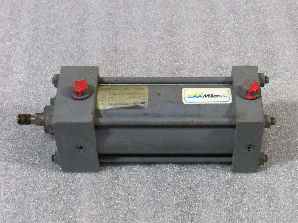 New Miller Pnuematic Cylinder A74B2B 250PSI 4"Stroke 2-1/2"Bore 5/8"Rod Dia