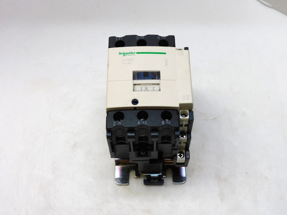 SCHNEIDER ELECTRIC LC1D50 CONTACTOR 80A 1000V 8KV 120V COIL