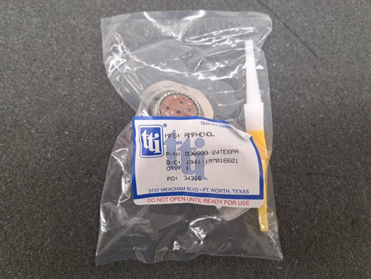 New, Amphenol, D38999/24TE6PA, Conn Circular PIN 6 POS Crimp ST Jam Nut 6 Termin