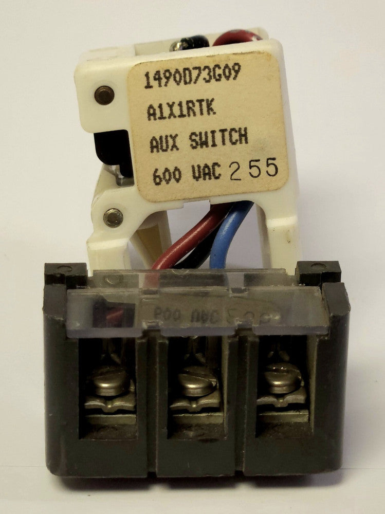 EATON CUTLER HAMMER A1X1RTK 1A 1B F Frame Auxiliary Block Style 1490D73G09